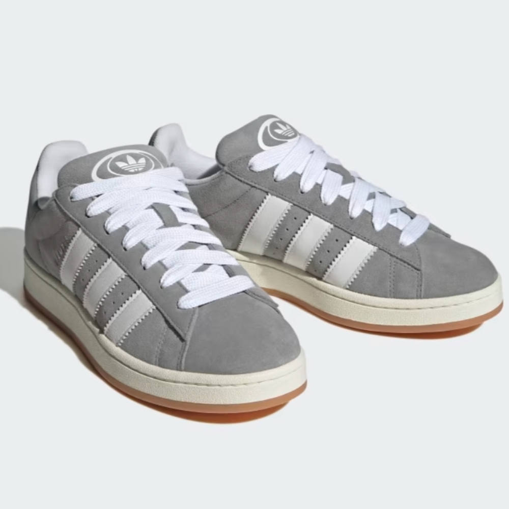 adidas Gray and White Sneakers